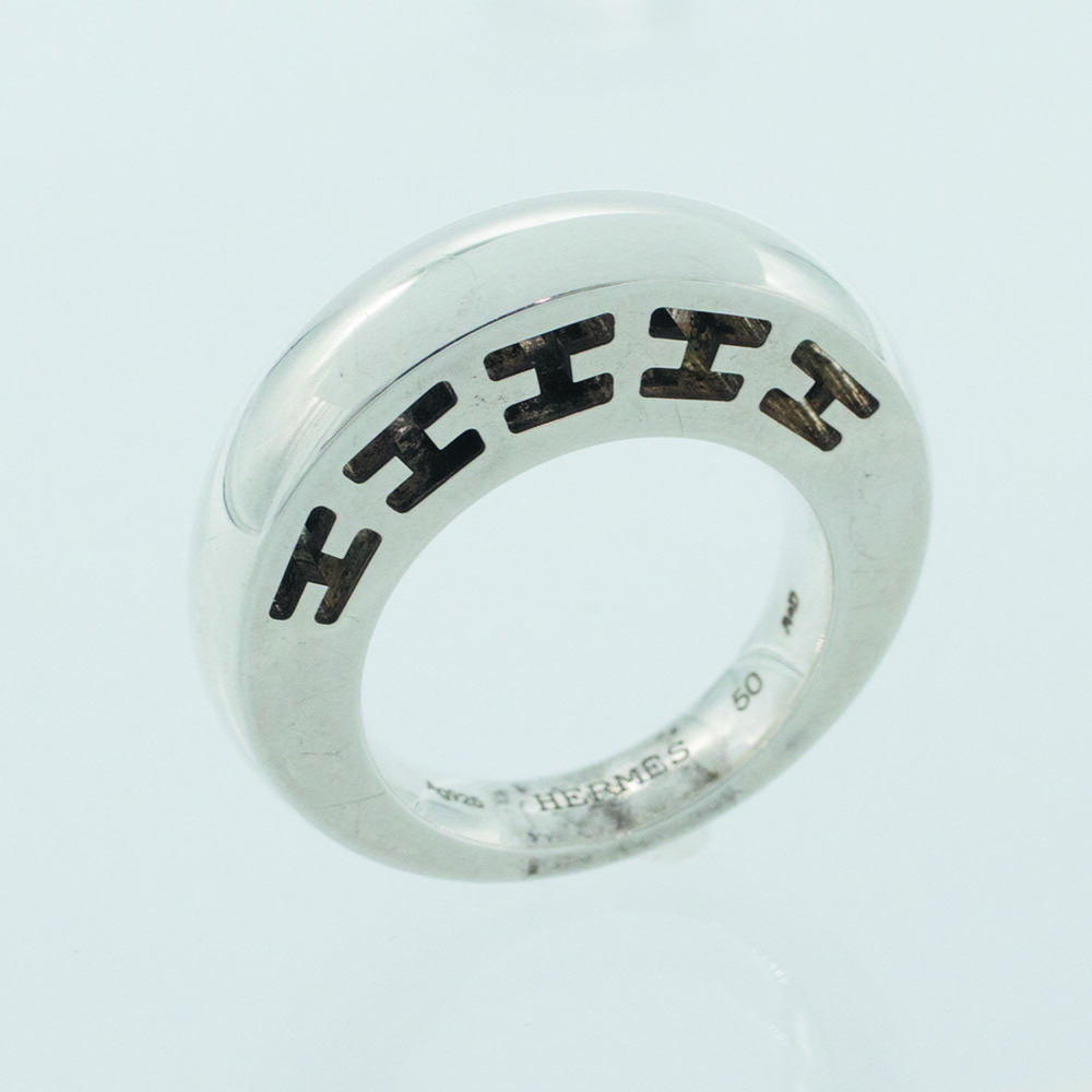 HERMES Silver Ring